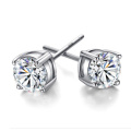 Wholesale Price 925 Sterling Silver Diamond Earrings